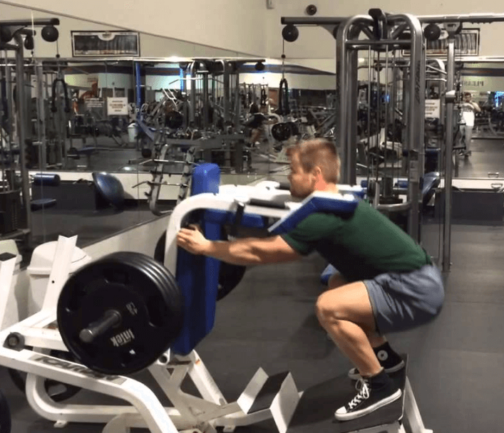 The reverse hack squat is superbly effective if done well