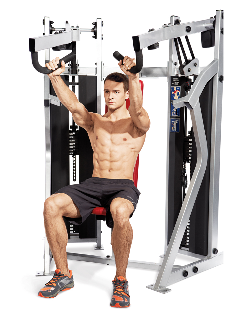 how to use the hammer strength chest press