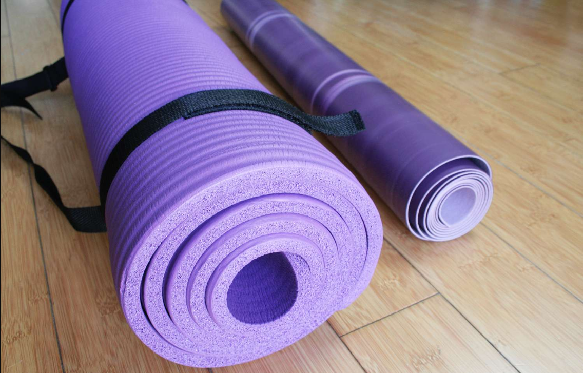 Yoga Mat - BalanceFrom Exercise Mat - The Best Home Gym Setup For Fit Lifters, Cardio Enthusiasts & Women