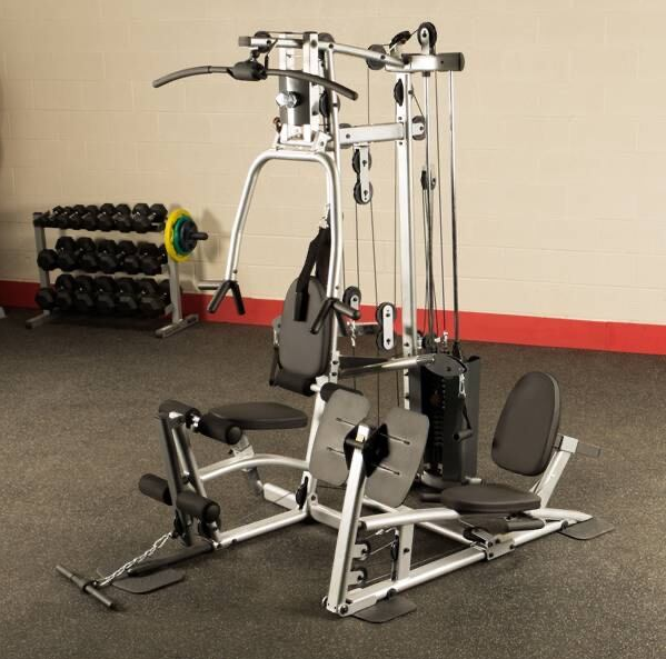 the fourth item on our list is the Lightest Home Gym with Leg Press the P2X Home Gym from Body-Solid