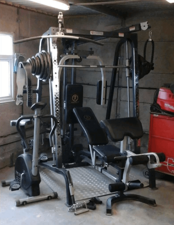 Marcy 9010G Smith Machine - Cage System - Best Home Gyms for Beginners