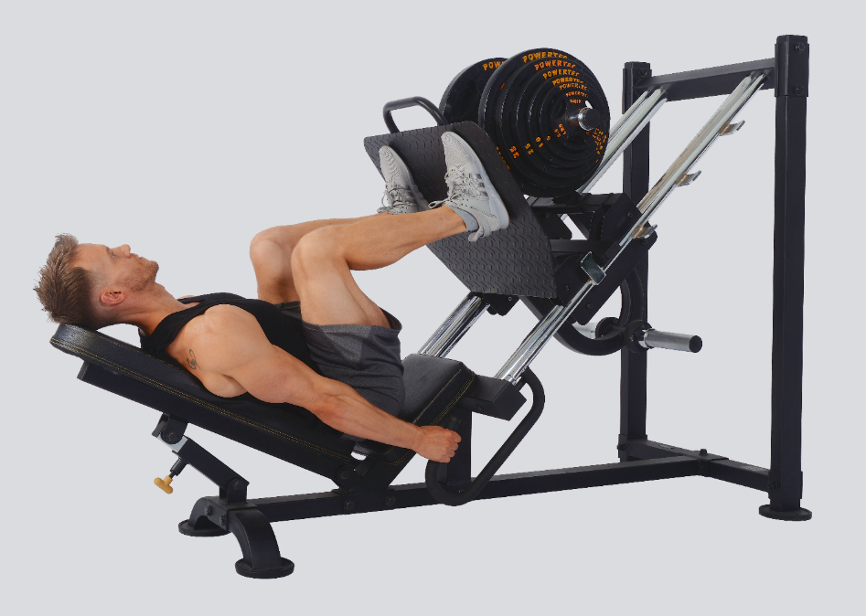 the second entry on our best leg presses for home gyms is the P-LP19 Leg Press from Powertec