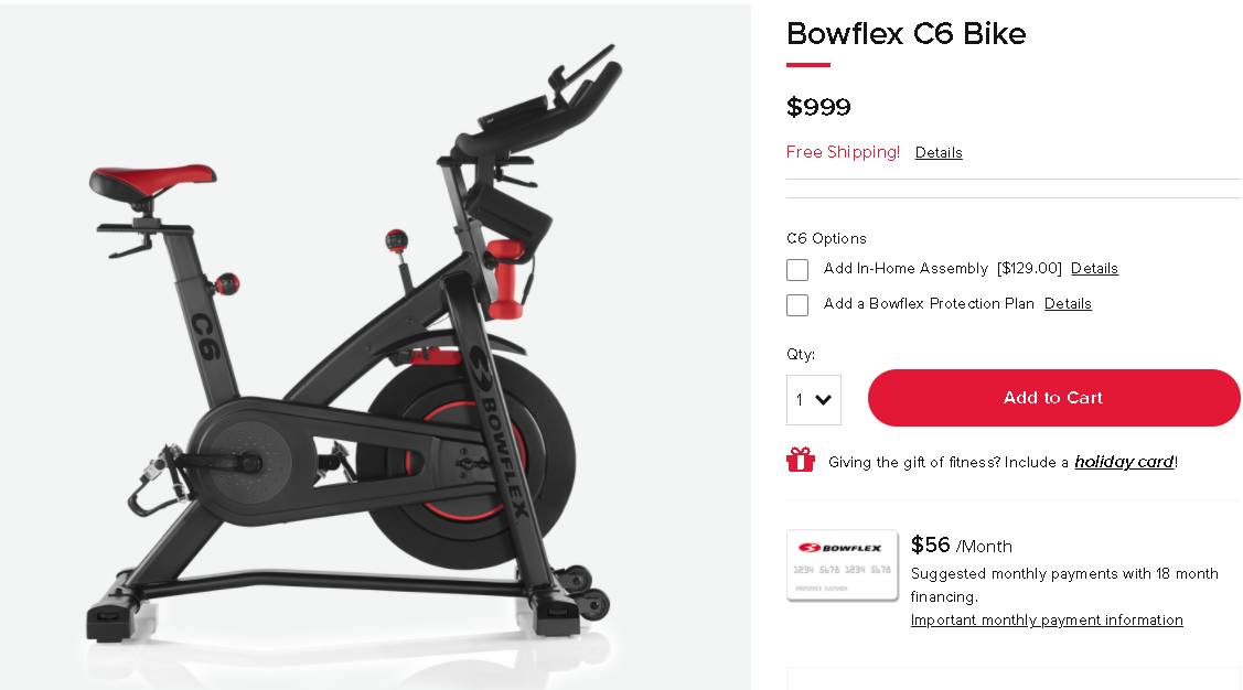 Bowflex C6 Price