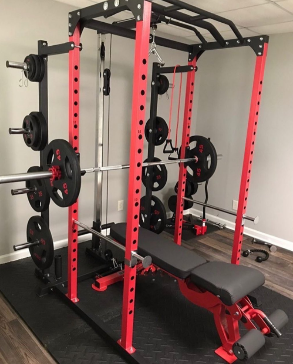 The REP PR-1100 is the cheapest power rack with acceptable quality that you can get on the market