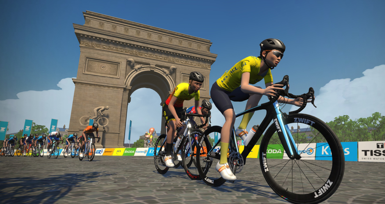With Zwift you get to enjoy the best views around the world