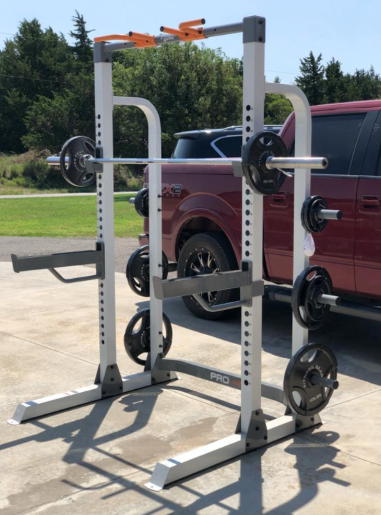 The Fitness Gear Pro Half Rack is a great cheap squat rack