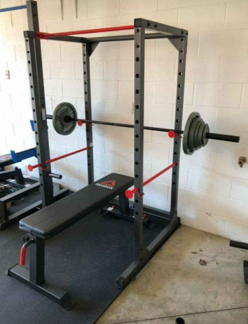 Most popular cheap squat rack is the CAP Barbell Rack