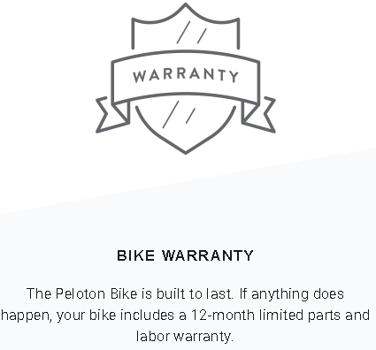 Peloton Warranty