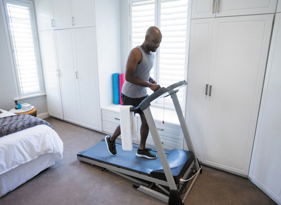 One of the Benefits of a Having a Home Treadmill is You Can Work Out At Your Leisure