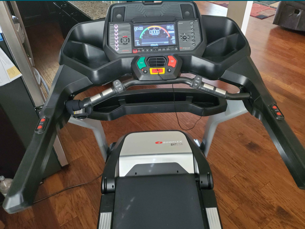 Our pick for the best treadmill with incline, the Bowflex BXT 216