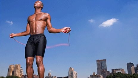The lower body muscles benefit much from jump rope exercise