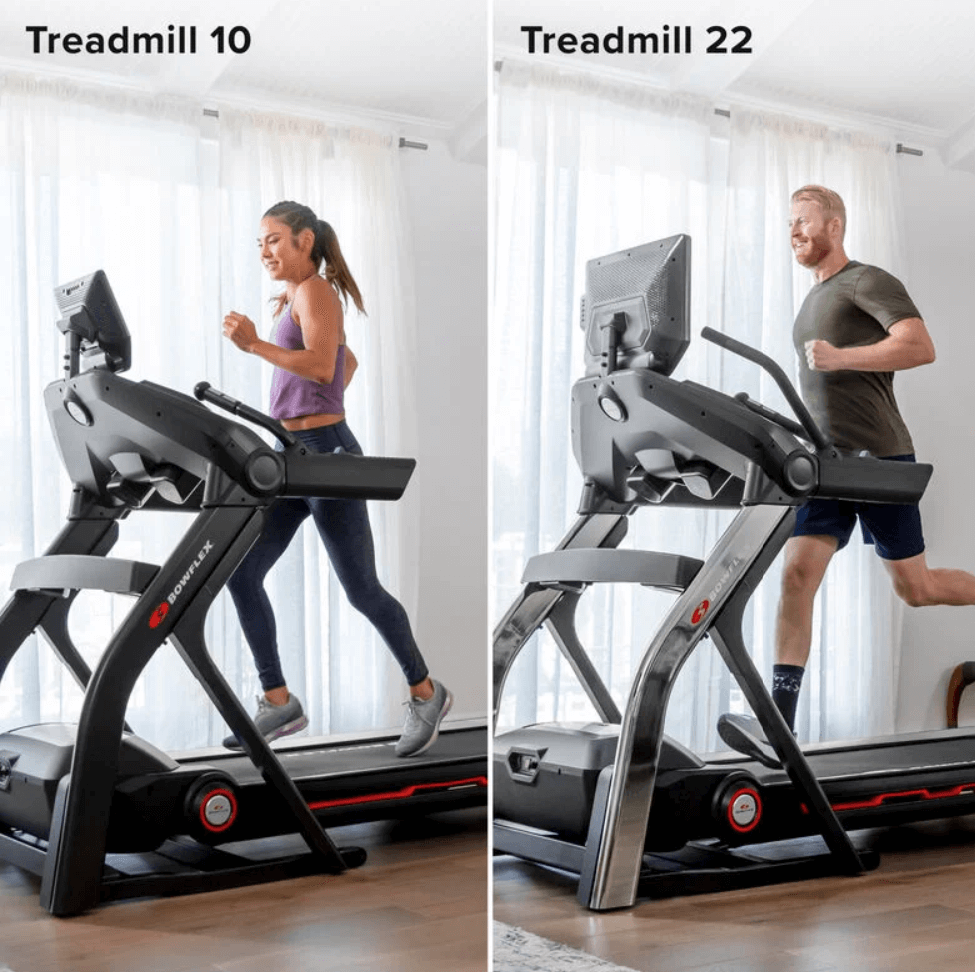 bowflex t10 vs t22 treadmill comparison