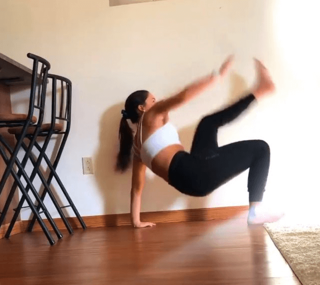 The half-turkish get up doesn't have to be a challenging workout