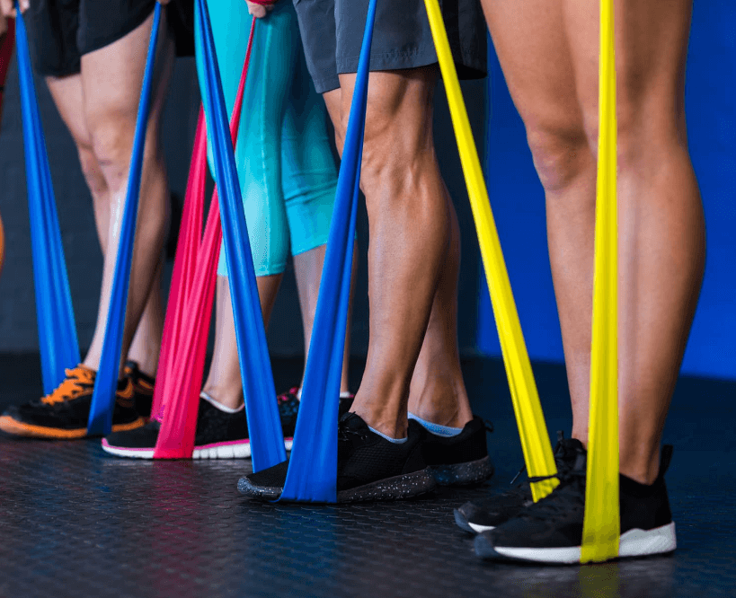 There's a variety of resistance band exxercises that you can do to grow your glutes