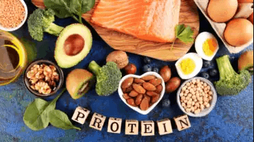  A protein-rich diet is crucial to help you gain in muscle mass