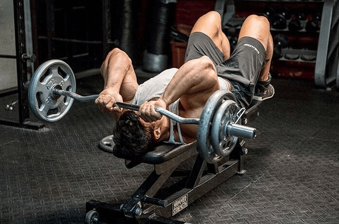 The skull crusher is an isolate exercise that targets the triceps