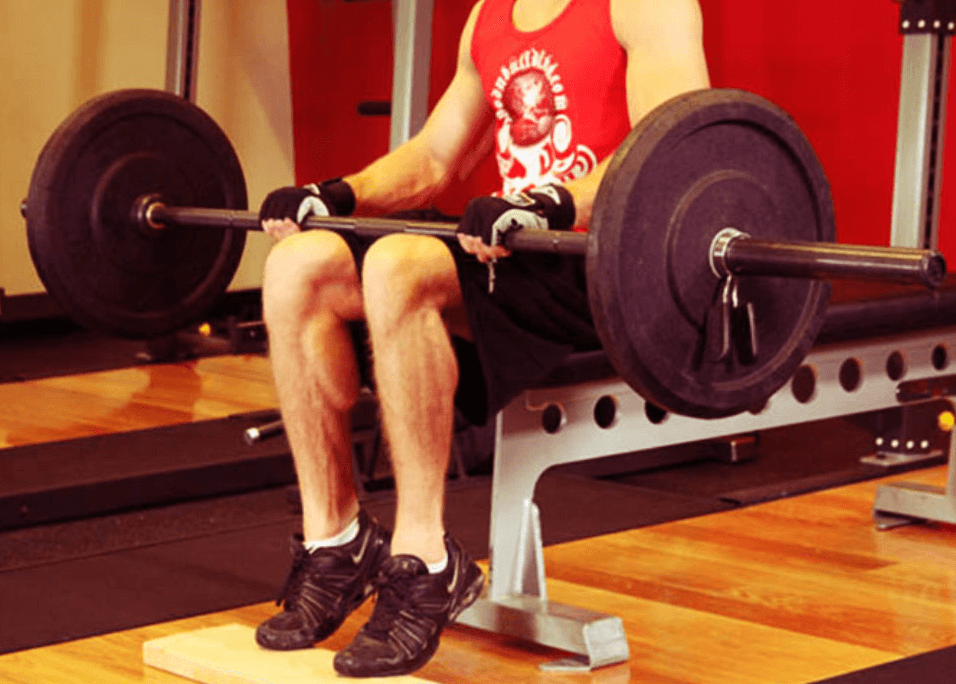 There are several seated calf raise variations that you can do depending on your preference or available equipment