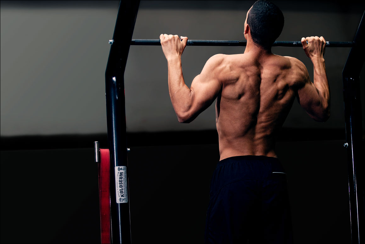 10-12 pull ups are possible without damaging any muscle failure.
