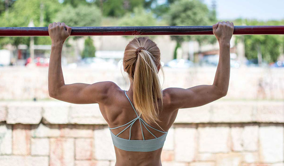 By doing 50 pull ups, you can make strong hand grip and finger grip