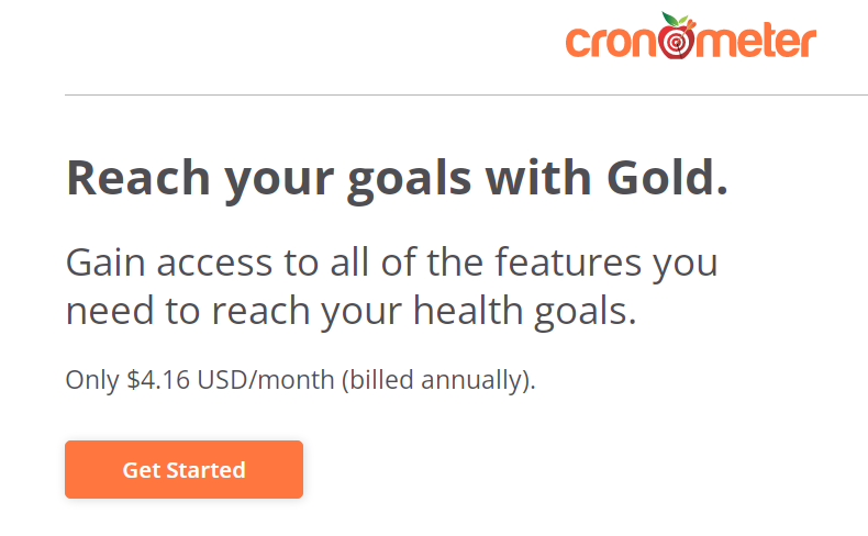 Cronometer comes in both a free version as well as a Gold version, which cost $6.99 a month