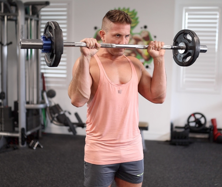 If you are doing the reverse curl you can keep the sets at 3-5 sets of 8-10 reps each
