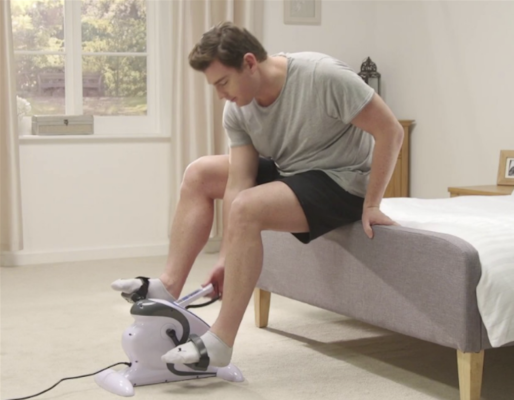 Mini exercise bikes are compact bikes designed for use when sitting on a chair