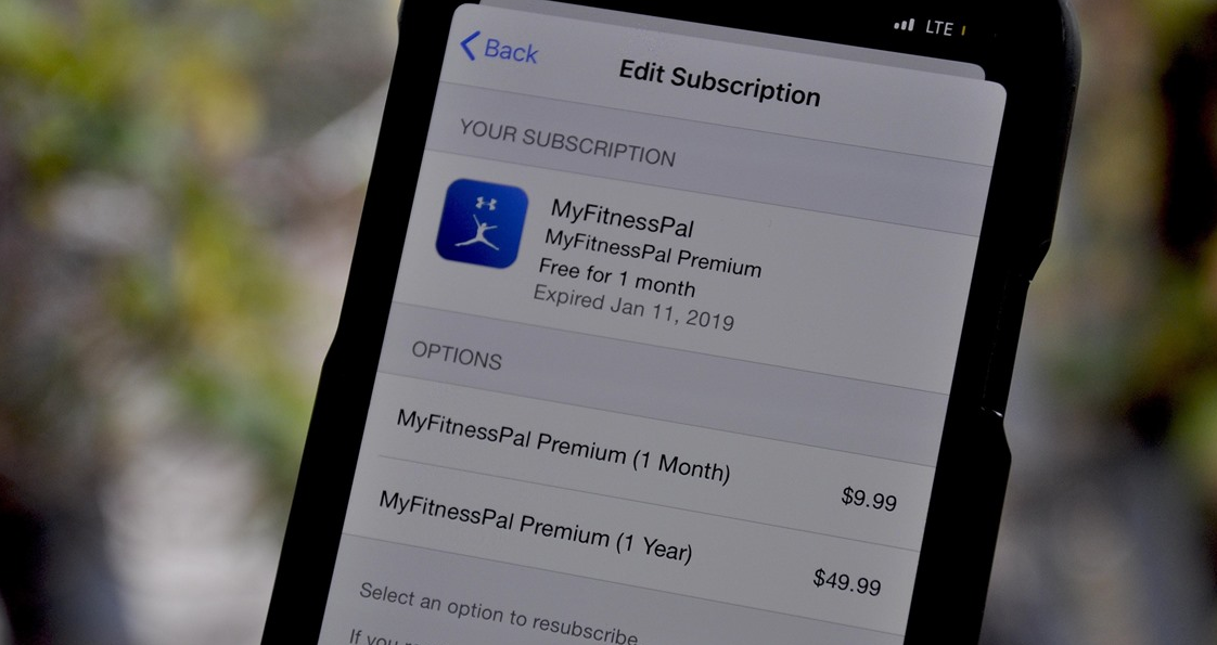 MyFitnessPal does feature a free version too, as well as a Premium version going for $9.99 per month