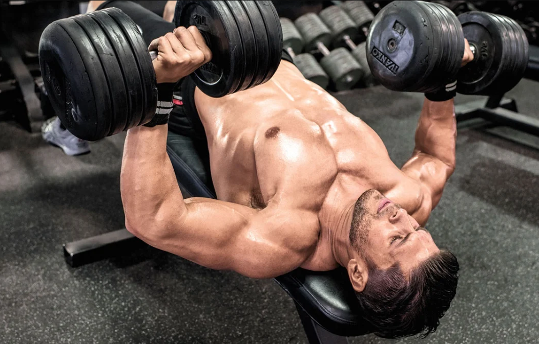 To shock your chest muscles you will need several workouts too