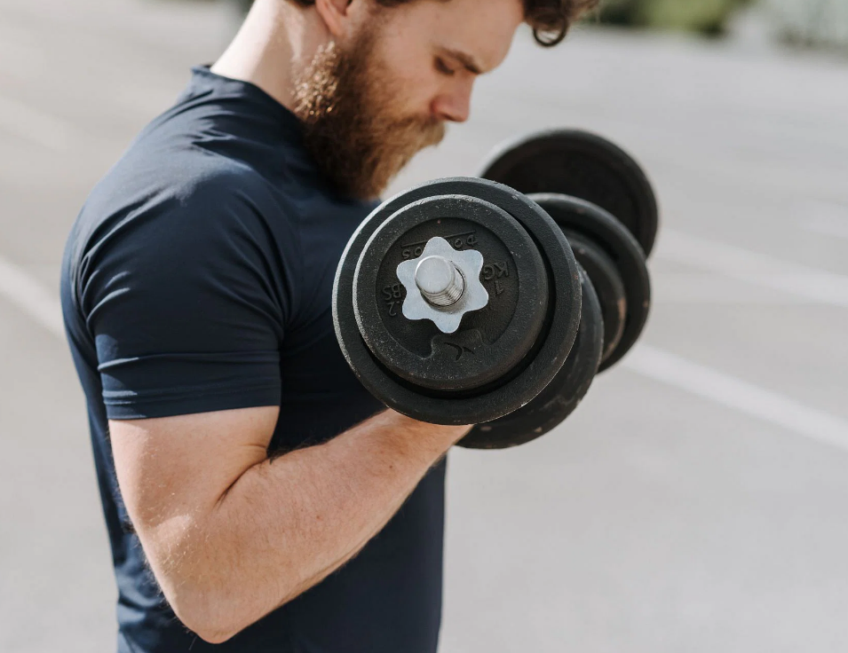 With the hammer curls you can keep the number at around 3 sets of 8-12 reps each