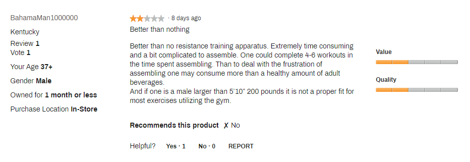 The 2890 also has been positively reviewed, only complain being that users often outgrow the resistance rather quickly