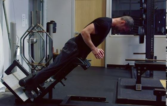 For working your lower back, the glute-ham raise allows you to get more reps in